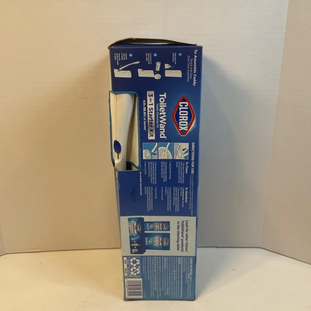 Clorox ToiletWand Starter Kit Unisex OS Blue 3-in-1 Cleaning System 6 Refills